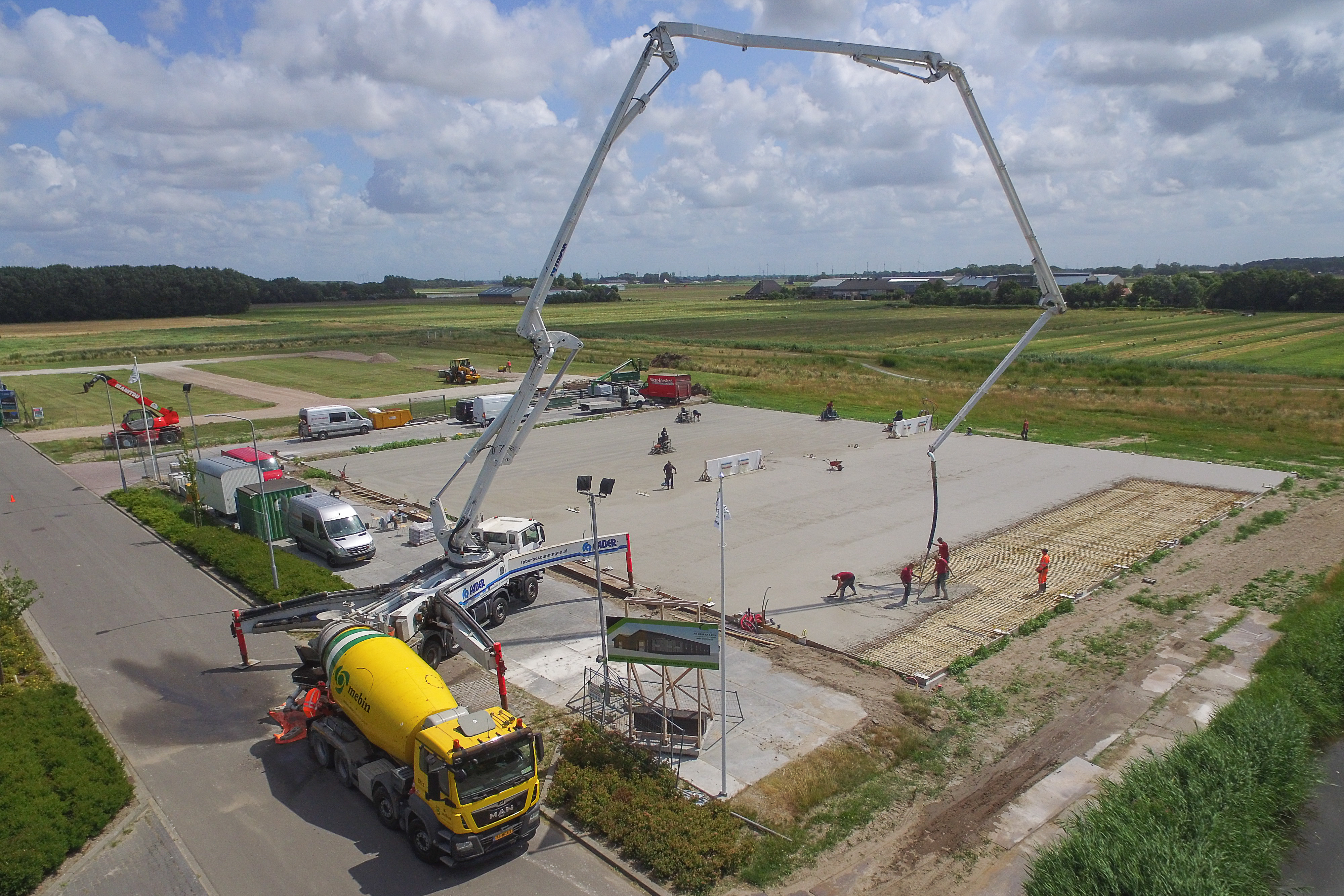 Bouw vordert gestaag