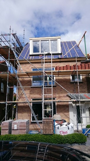 Voorzijde van de woning